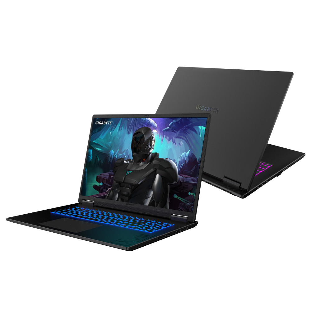 GIGABYTE GAMING A18 Ordinateur Portable - 18“, 165Hz WQXGA, AMD Ryzen 7 260, RTX 5060, 32Go DDR5 5600MHz, SSD Gen4 1To, Windows
