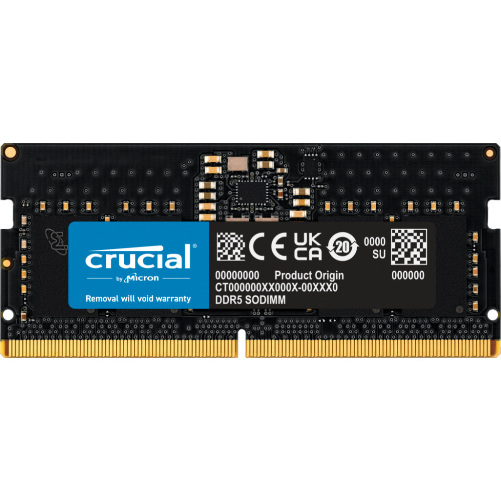 Crucial CT8G56C46S5T module de mémoire 8 Go 1 x 8 Go DDR5 ECC