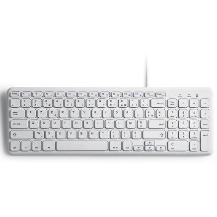 PERIBOARD-213 FR B Noir Clavier AZERTY Compact | ECP Grossiste informatique