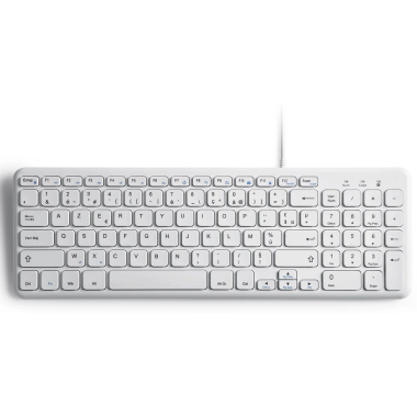 PERIBOARD-213 FR B Noir Clavier AZERTY Compact | ECP Grossiste informatique