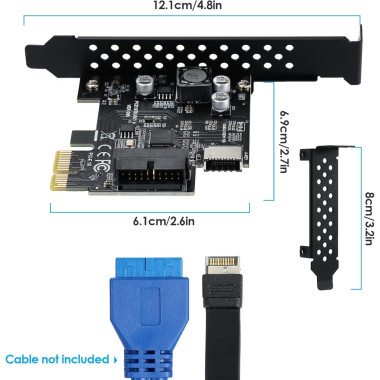 USB 3.2 GEN1 Type-e (clé A) en Face Avant | ECP Grossiste informatique
