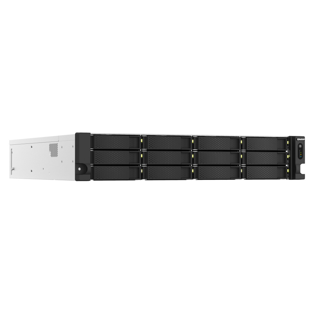 QNAP TS-H1887XU-RP NAS Rack (2 U) Intel Xeon E E-2336 32 Go DDR4 0 To QuTS hero Noir, Blanc