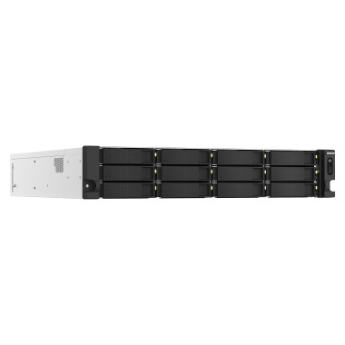 QNAP TS-H1887XU-RP NAS Rack (2 U) Intel Xeon E E-2336 32 Go DDR4 0 To QuTS hero Noir, Blanc