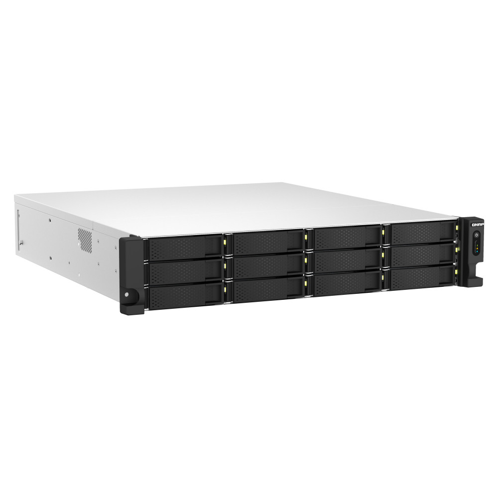 QNAP TS-H1887XU-RP NAS Rack (2 U) Intel Xeon E E-2336 32 Go DDR4 0 To QuTS hero Noir, Blanc