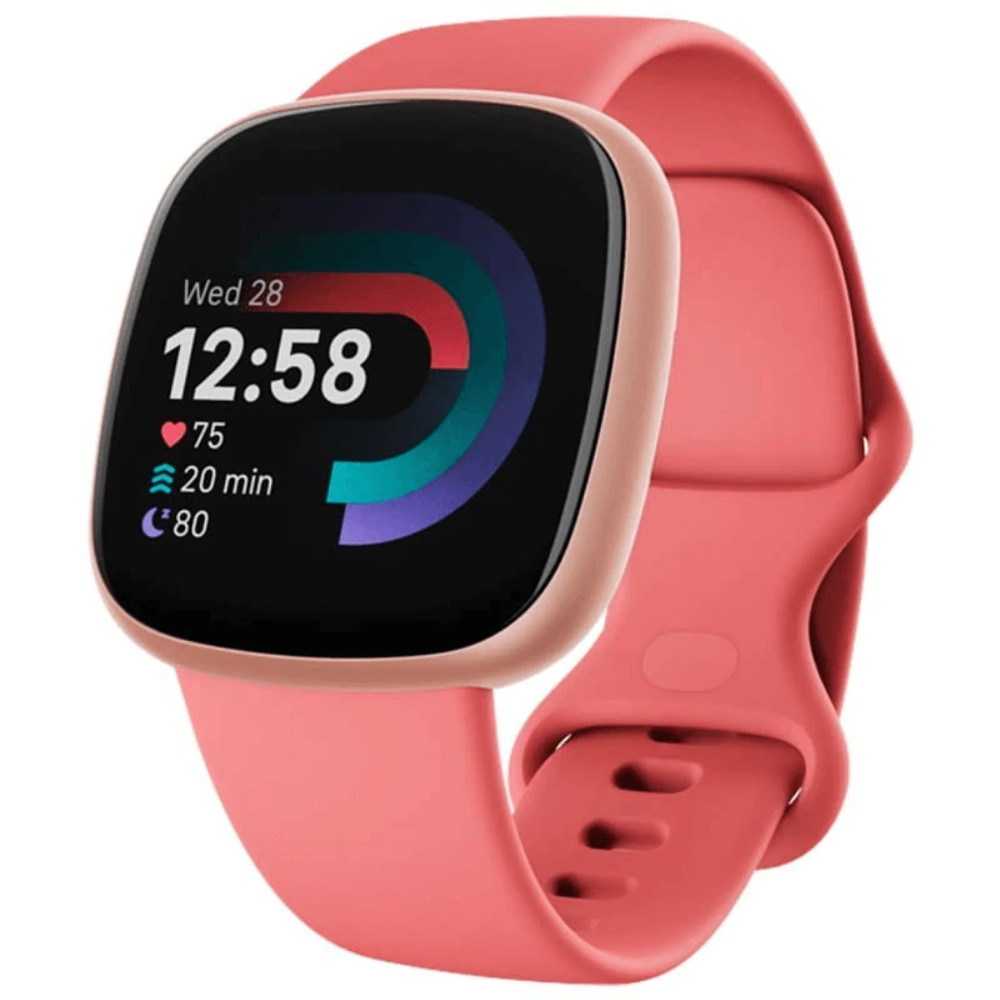 Fitbit Versa 4 – Smartwatch Fitness GPS & Suivi Santé FB523RGRW