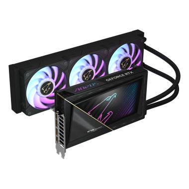 GIGABYTE AORUS GeForce RTX 5090 XTREME WATERFORCE 32G Carte Graphique - 32 Go GDDR7, 512 bits, PCI-E 5.0, 2655 MHz Fréquence du