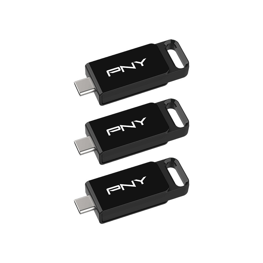 PNY Elite lecteur USB flash 128 Go USB Type-C 3.2 Gen 1 (3.1 Gen 1) Noir