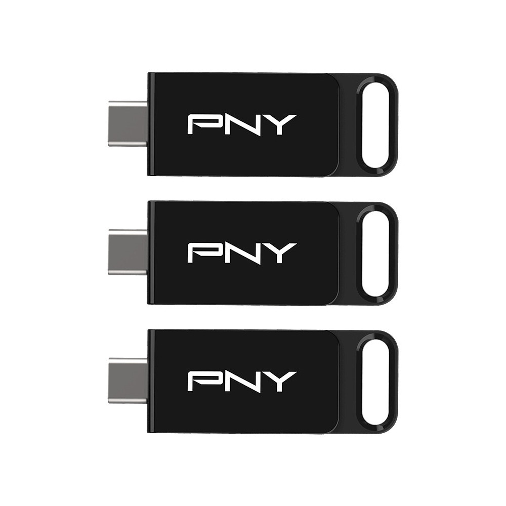 PNY Elite lecteur USB flash 128 Go USB Type-C 3.2 Gen 1 (3.1 Gen 1) Noir