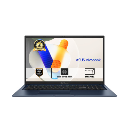 ASUS Vivobook 17 X1704VA-AU875W Intel Core 5 120U Ordinateur portable 43,9 cm (17.3") Full HD 16 Go DDR4-SDRAM 1 To SSD Wi-Fi 6