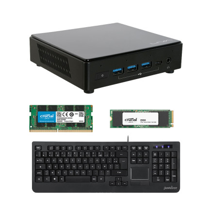 BUNDLE ECS LIVA Z3 Plus i3-10110U 8Go 480Go M.2 SSD | ECP Grossiste informatique