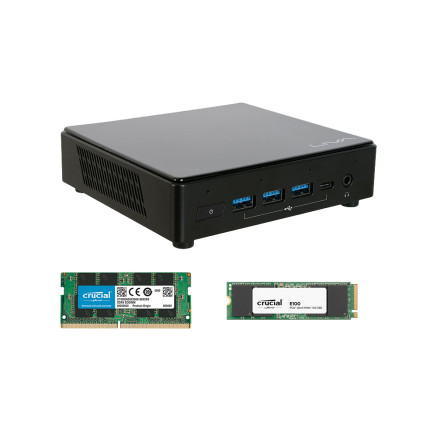 BUNDLE ECS LIVA Z3 Plus i7-10510U 8Go 480Go M.2 SSD | ECP Grossiste informatique