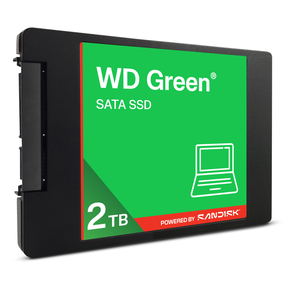 SanDisk Green WDS100T5G0A 2 To 2.5" Série ATA III 3D NAND
