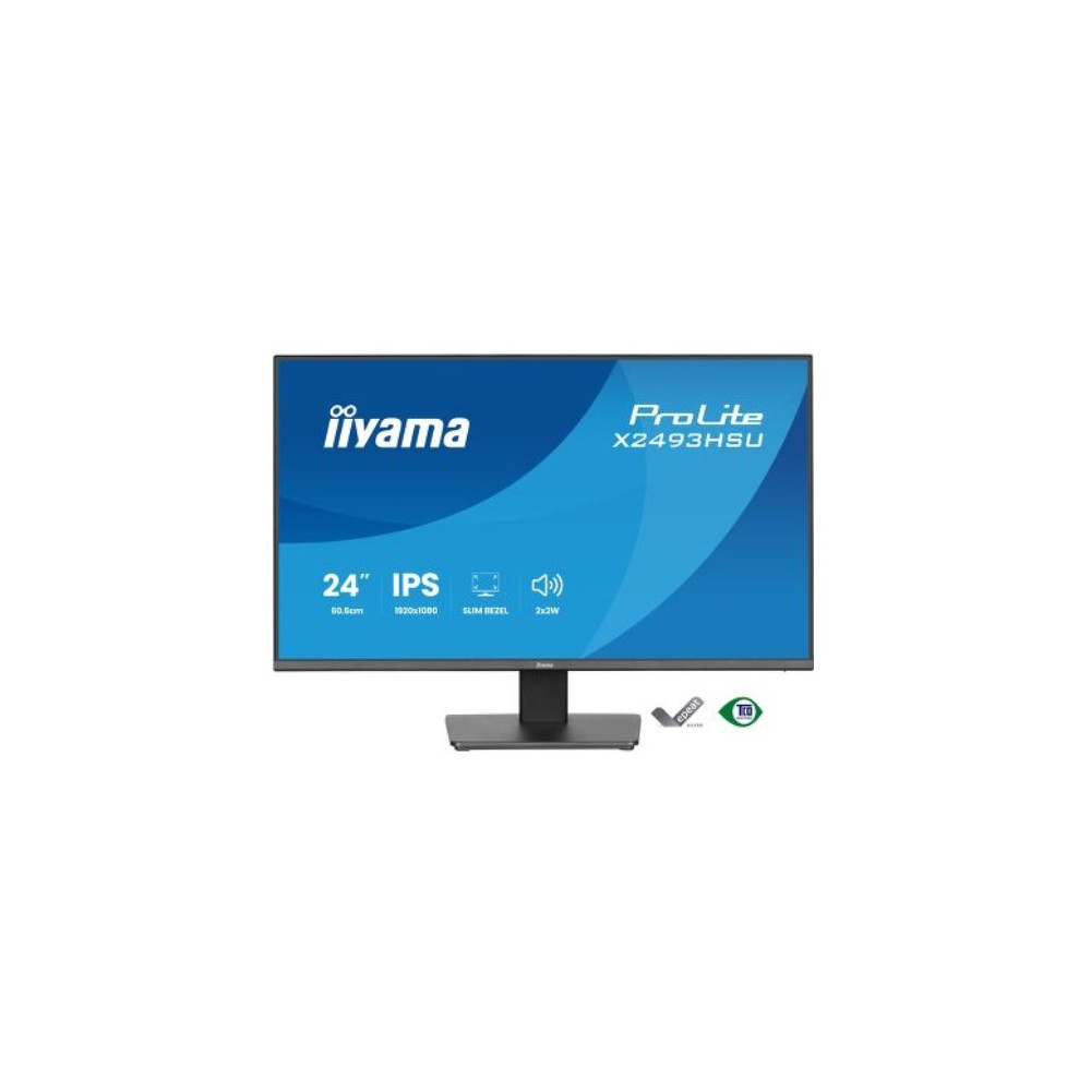 IIYAMA X2493HSU-B1 (ProLite) - 23,8p IPS FHD 1ms 350 cd/m² HDMI-DP 2xUSB 2x2W Noir | ECP Grossiste informatique