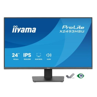 IIYAMA X2493HSU-B1 (ProLite) - 23,8p IPS FHD 1ms 350 cd/m² HDMI-DP 2xUSB 2x2W Noir | ECP Grossiste informatique
