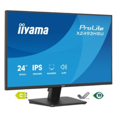 IIYAMA X2493HSU-B1 (ProLite) - 23,8p IPS FHD 1ms 350 cd/m² HDMI-DP 2xUSB 2x2W Noir | ECP Grossiste informatique