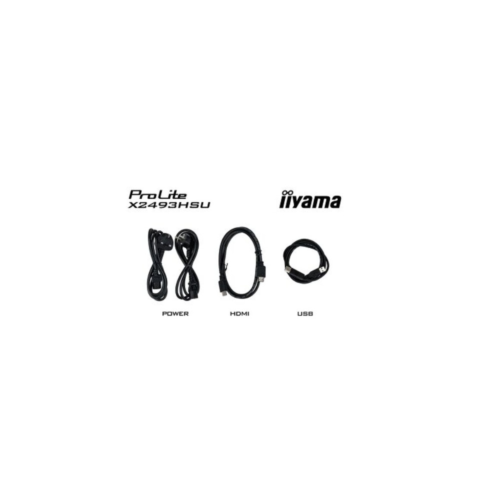 IIYAMA X2493HSU-B1 (ProLite) - 23,8p IPS FHD 1ms 350 cd/m² HDMI-DP 2xUSB 2x2W Noir | ECP Grossiste informatique