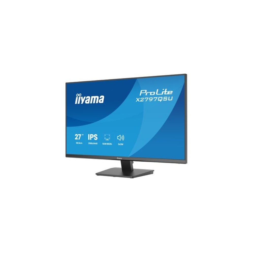 IIYAMA X2797QSU-B1 (Prolite) - 27p IPS QHD 1ms 350 cd/m² HDMI-DP 4xUSB 2x2W Noir | ECP Grossiste informatique