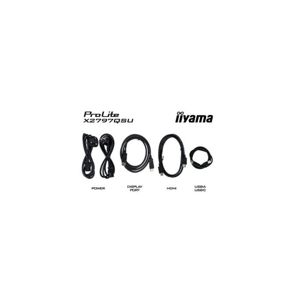 IIYAMA X2797QSU-B1 (Prolite) - 27p IPS QHD 1ms 350 cd/m² HDMI-DP 4xUSB 2x2W Noir | ECP Grossiste informatique