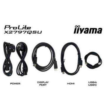 IIYAMA X2797QSU-B1 (Prolite) - 27p IPS QHD 1ms 350 cd/m² HDMI-DP 4xUSB 2x2W Noir | ECP Grossiste informatique