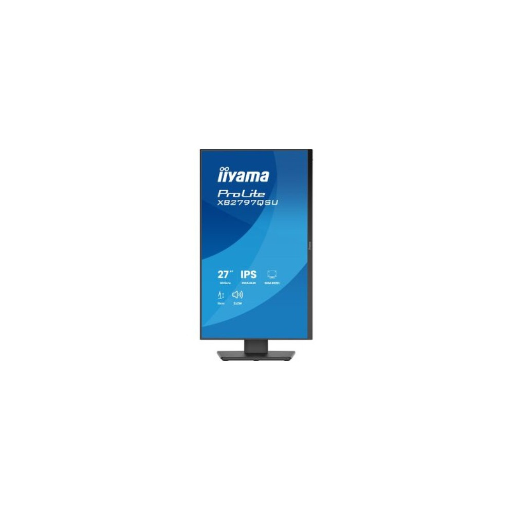 IIYAMA XB2797QSU-B1 (Prolite) - 27p IPS QHD 1ms 350 cd/m² HDMI-DP 4xUSB 2x2W Réglable Noir | ECP Grossiste informatique