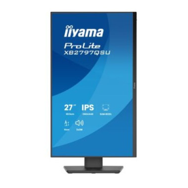 IIYAMA XB2797QSU-B1 (Prolite) - 27p IPS QHD 1ms 350 cd/m² HDMI-DP 4xUSB 2x2W Réglable Noir | ECP Grossiste informatique