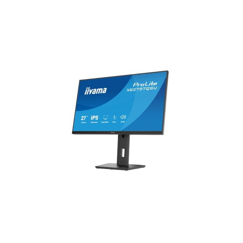 IIYAMA XB2797QSU-B1 (Prolite) - 27p IPS QHD 1ms 350 cd/m² HDMI-DP 4xUSB 2x2W Réglable Noir | ECP Grossiste informatique