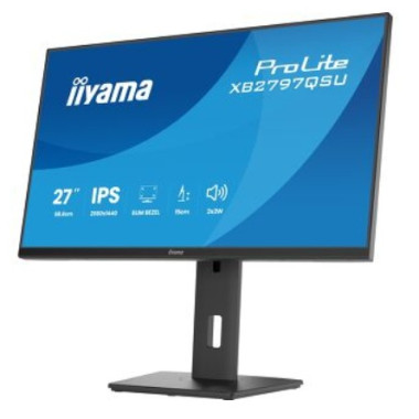 IIYAMA XB2797QSU-B1 (Prolite) - 27p IPS QHD 1ms 350 cd/m² HDMI-DP 4xUSB 2x2W Réglable Noir | ECP Grossiste informatique
