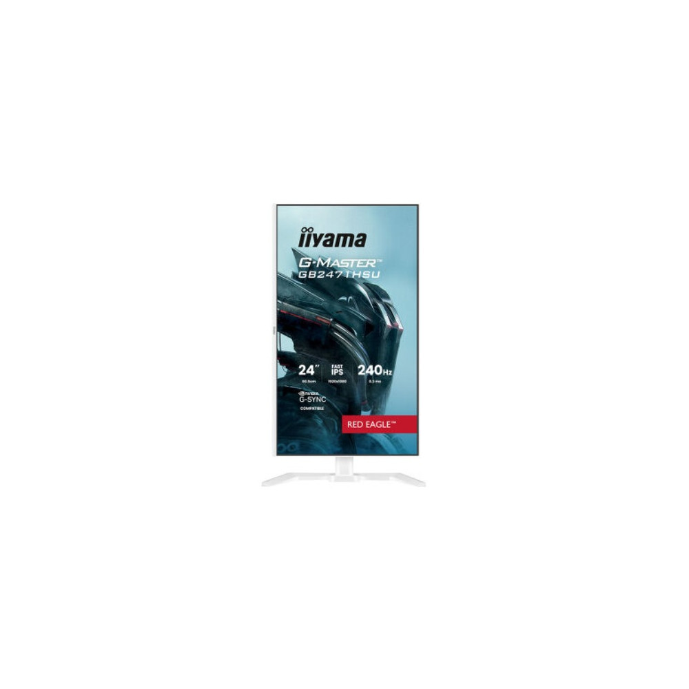 IIYAMA GB2471HSU-W1 (Red Eagle) - 23.8p Fast-IPS FHD 0.3ms 350cd 2HDMI-DP 2USB 2x2W Réglable Noir | ECP Grossiste informatique
