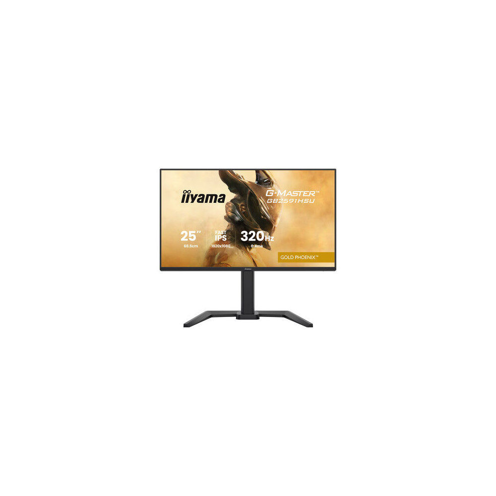 IIYAMA GB2591HSU-B1 (Gold Phoenix) - 24.5p Fast-IPS FHD 0.4ms HDMI-DP 2x2W Réglable Noir | ECP Grossiste informatique