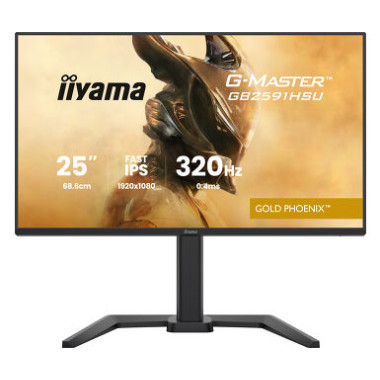 IIYAMA GB2591HSU-B1 (Gold Phoenix) - 24.5p Fast-IPS FHD 0.4ms HDMI-DP 2x2W Réglable Noir | ECP Grossiste informatique