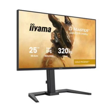 IIYAMA GB2591HSU-B1 (Gold Phoenix) - 24.5p Fast-IPS FHD 0.4ms HDMI-DP 2x2W Réglable Noir | ECP Grossiste informatique