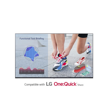 LG 50UL3J-M Écran d'affichage dynamique Écran plat de signalisation numérique 127 cm (50") LCD Wifi 400 cd m² 4K Ultra HD Bleu