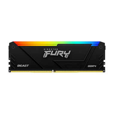 Kingston Technology FURY Beast 128GB 3600MT s DDR4 CL18 DIMM (Kits de 4) RGB