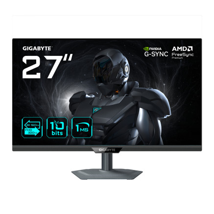 GIGABYTE G27UP Moniteur de jeu 27” 4K UHD - Mode double (4K 160Hz ou FHD 320Hz), 3840 x 2160, 1ms, 400 cd m², FreeSync Premium,