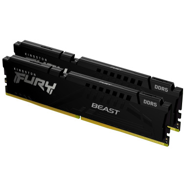 Kingston Technology FURY Beast 64Go 5600MT s DDR5 CL36 DIMM (Kit de 2) Noir