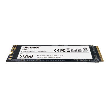 Patriot Memory P300P512GM28 disque SSD 512 Go M.2 PCI Express NVMe