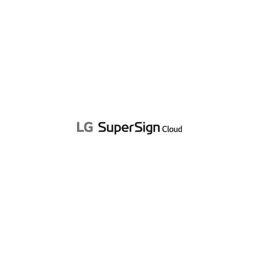 LG Logiciel Super Sign Cloud (Licence 1 an pour 1 device) SSC-1SLP | ECP Grossiste informatique