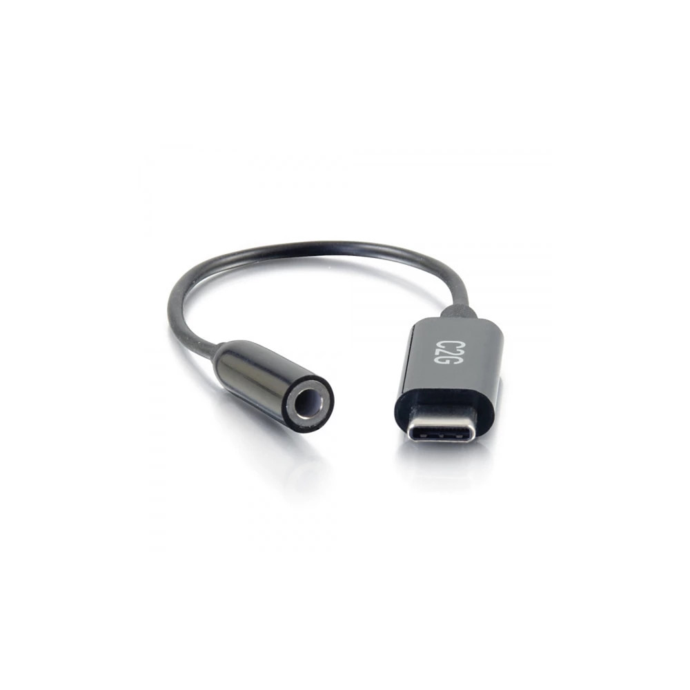 C2G USB C to 3.5mm Audio Adapter - USB C to AUX Cable - USB C to Headphone Jack - USB-C vers adapta | ECP Grossiste informatique