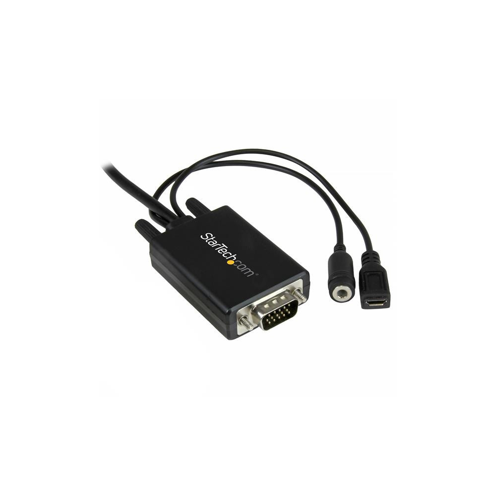 StarTech.com Câble adaptateur DisplayPort vers VGA de 2 m avec audio - M M - 1920x1200   1080p