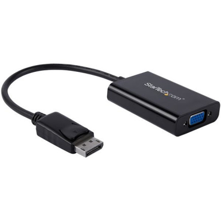 StarTech.com Adaptateur vidéo DisplayPort vers VGA avec audio - M F - 1920x1200   1080p - Noir