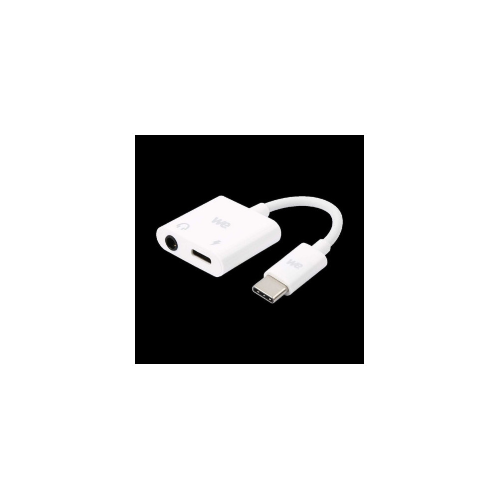 WE Adaptateur USB C vers USB C et Jack femelle 3,5mm, adaptateur 2 en 1 charge e | ECP Grossiste informatique