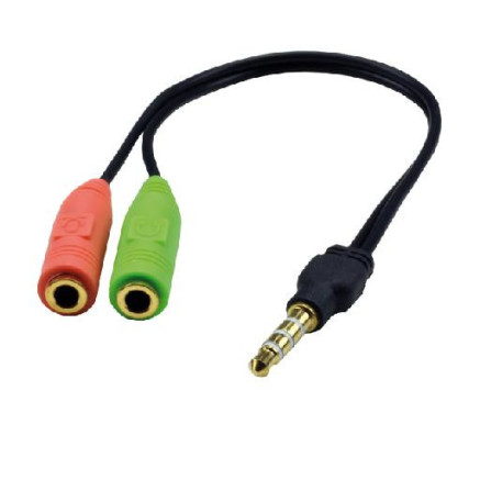 MCL CG-705 câble audio 0,2 m 3,5mm 2 x 3.5mm Noir