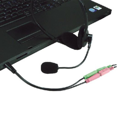 MCL CG-705 câble audio 0,2 m 3,5mm 2 x 3.5mm Noir