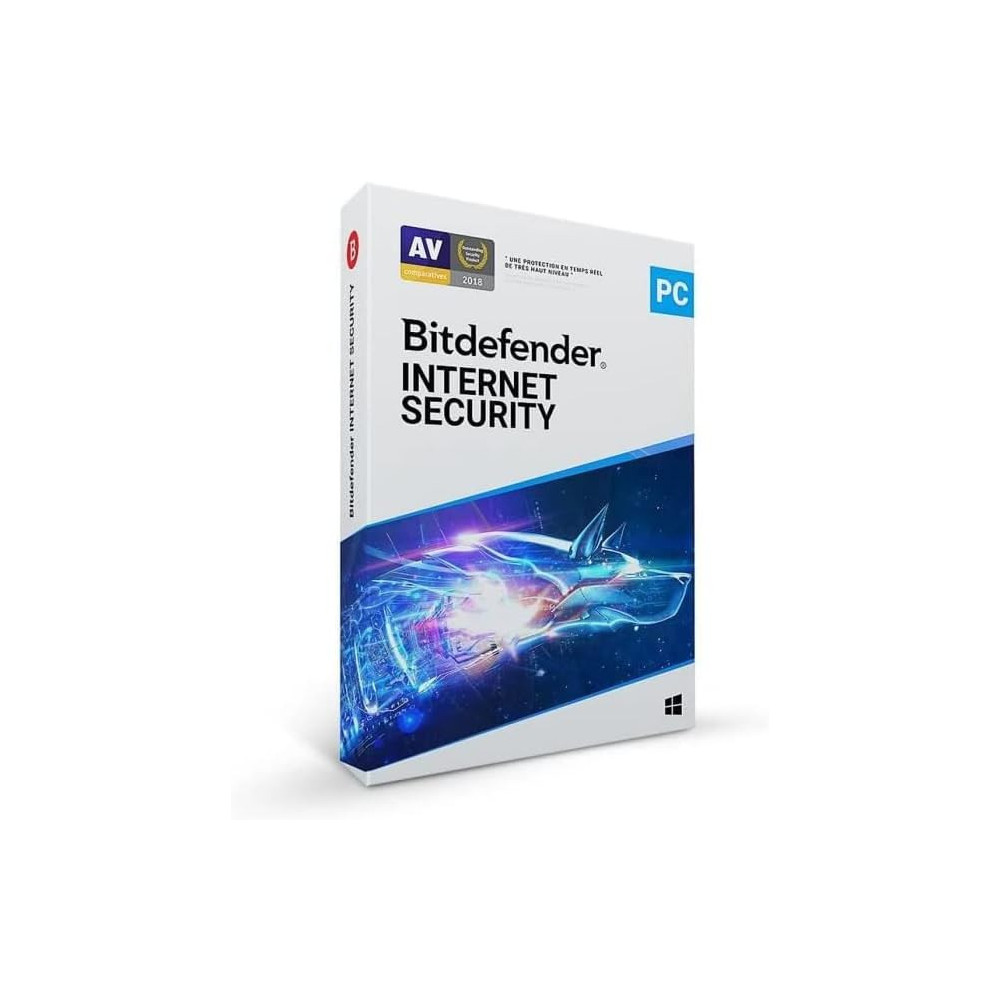 Bitdefender Internet Security Sécurité antivirus 1 licence(s) 2 année(s)