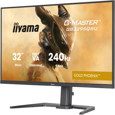 iiyama G-MASTER GB3295QSU-B1 écran plat de PC 80 cm (31.5") 2560 x 1440 pixels Quad HD LED Noir
