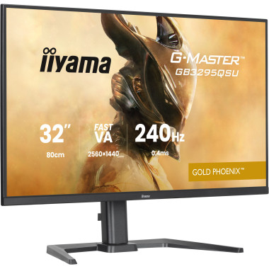 iiyama G-MASTER GB3295QSU-B1 écran plat de PC 80 cm (31.5") 2560 x 1440 pixels Quad HD LED Noir
