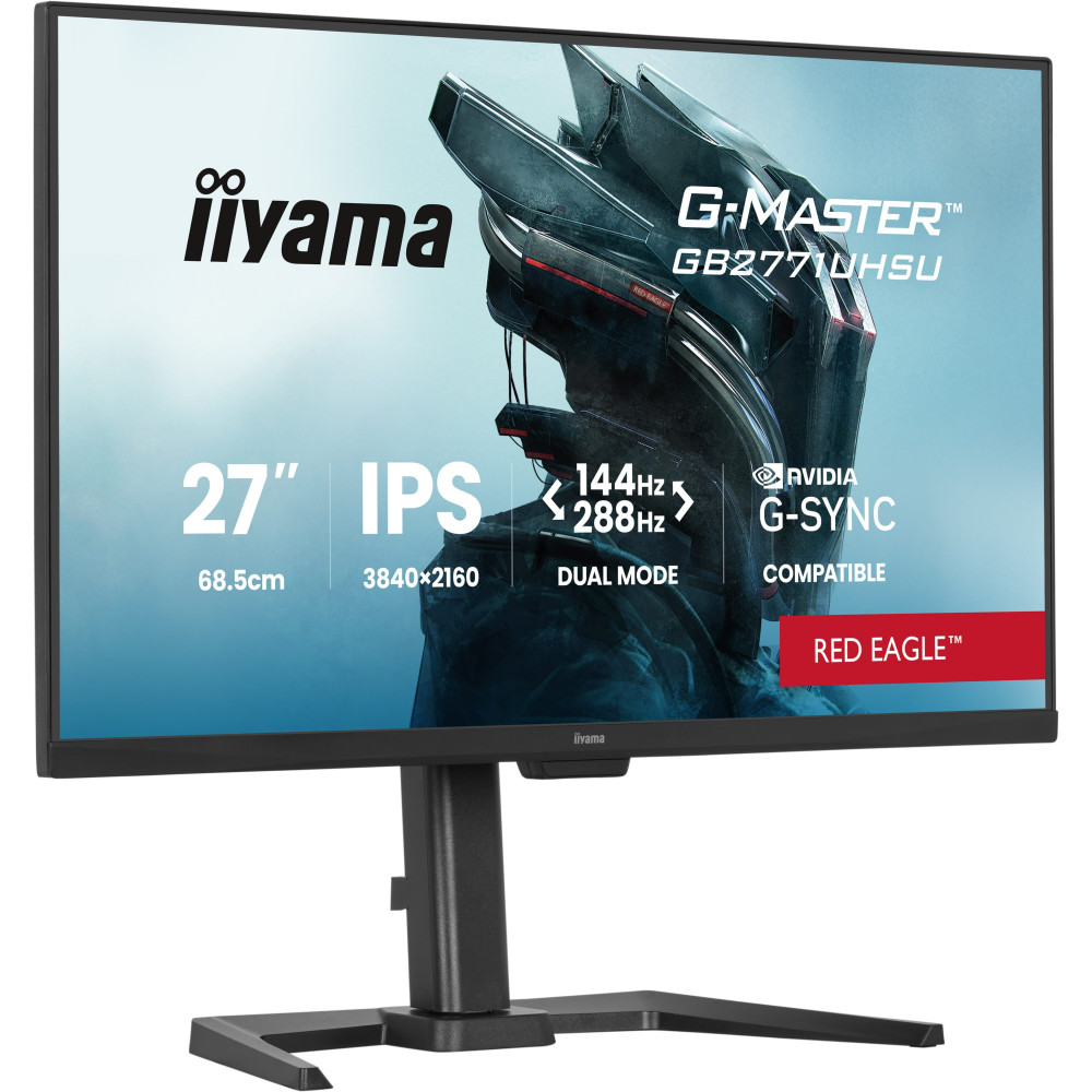 iiyama G-MASTER GB2771UHSU-B1 écran plat de PC 68,6 cm (27") 3840 x 2160 pixels 4K Ultra HD LED Noir