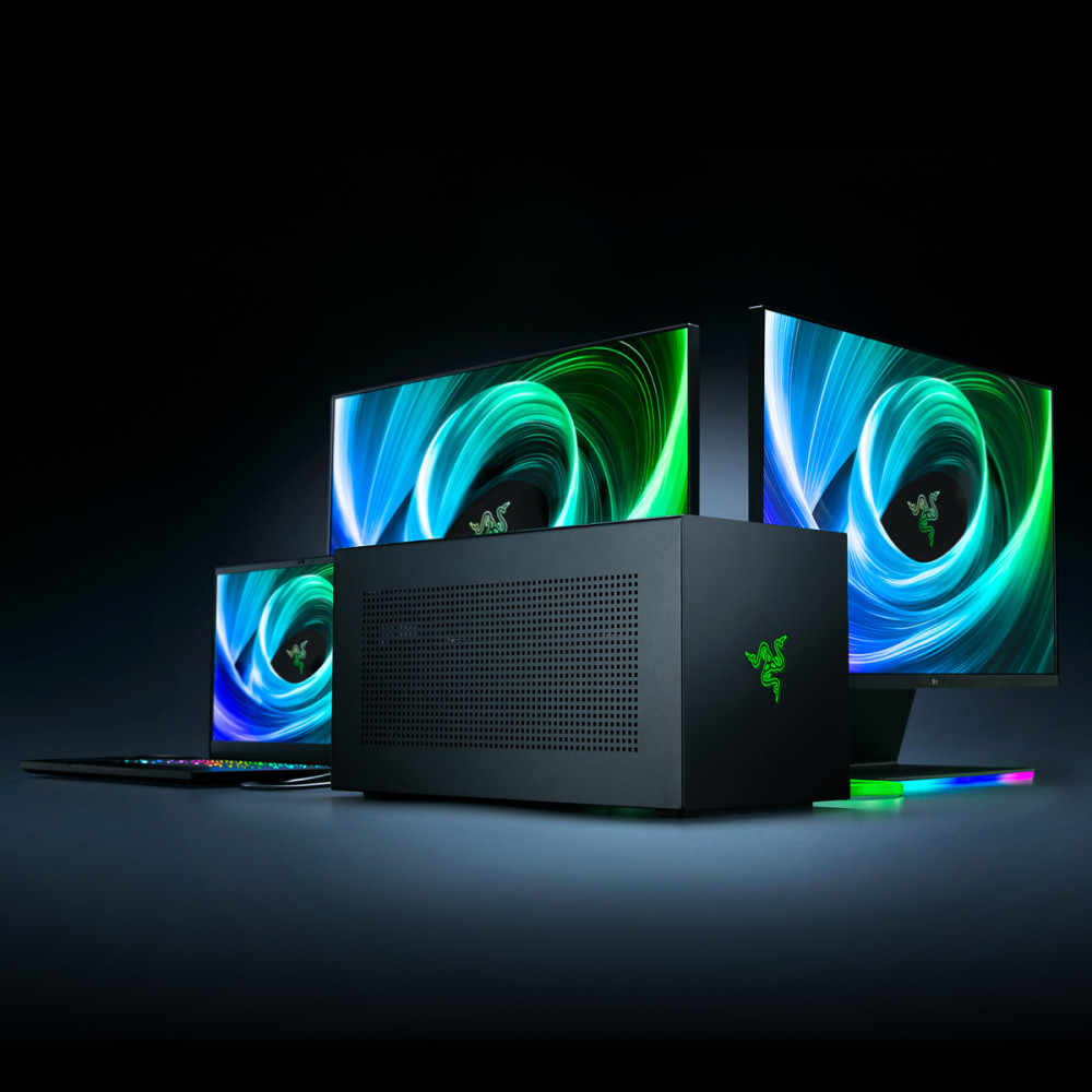 Razer Core X V2 - Boîtier graphique externe d’ordinateur de bureau pour ordinateurs portables Thunderbolt
