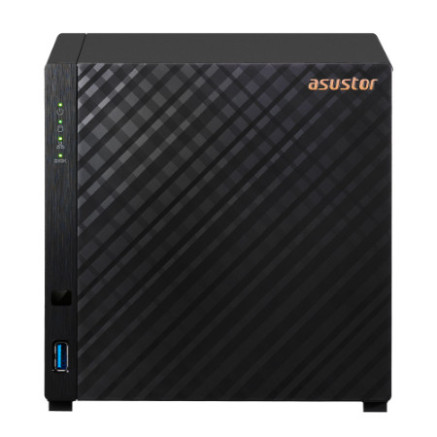 Asustor AS1204T NAS Tower Realtek RTD1619B 1 Go DDR4 0 To ADM Noir