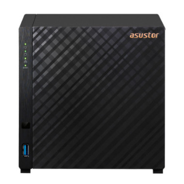 Asustor AS1204T NAS Tower Realtek RTD1619B 1 Go DDR4 0 To ADM Noir